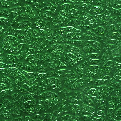 Embossed Metallic-Green